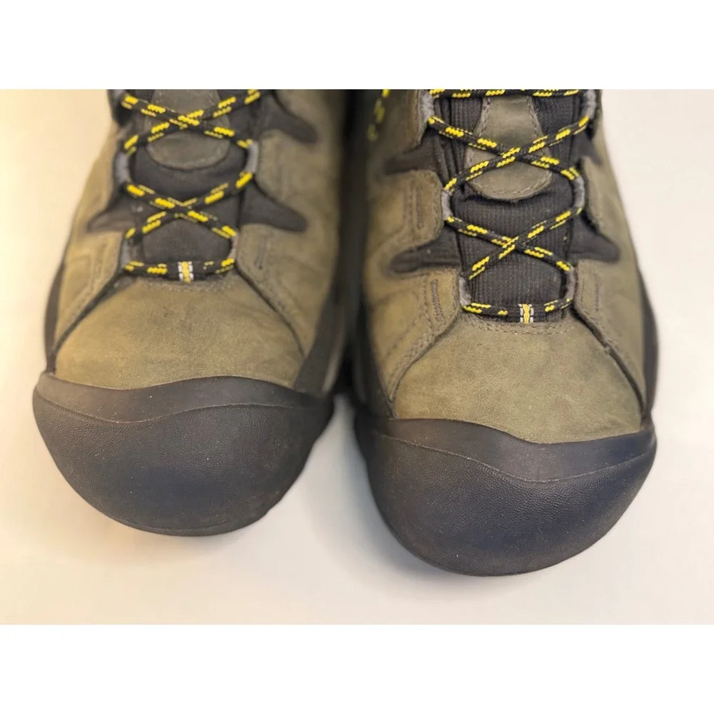 KEEN Gorpcore Shellback Hiking Boots Mens 11.5 Olive Green Waterproof‎ Insulated